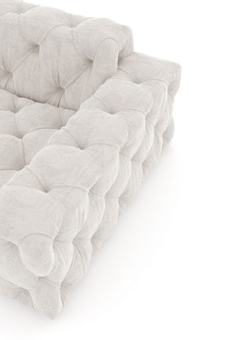 Canapé Volt - Crème - 2 places - En tissu velours