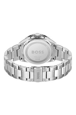 Orologio al quarzo in acciaio - Argentato e nero