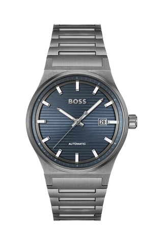 Orologio automatico in acciaio - Grigio e antracite