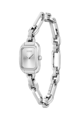 Orologio al quarzo in acciaio - Argentato