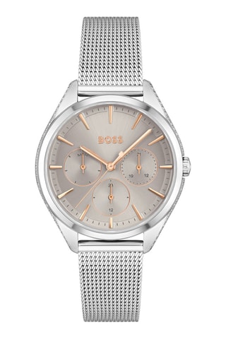 Orologio al quarzo in acciaio - Argentato