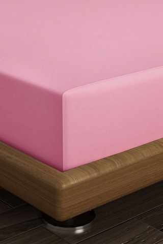 Drap-housse en coton renforcé 117 g/m² - Rose