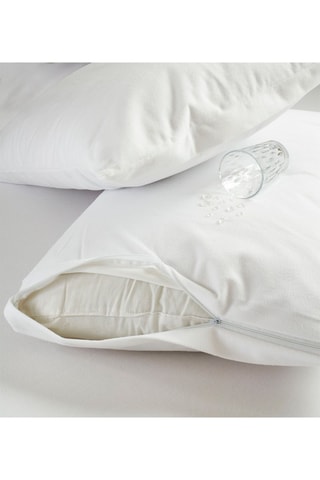 2 sous-taies d'oreiller - Blanc