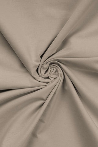 2 taies d'oreiller en satin de coton Oxford - Beige