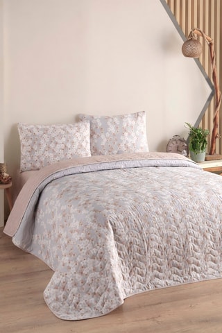 Parure de couette 120 fils/cm² Piti Yaprak - Rose