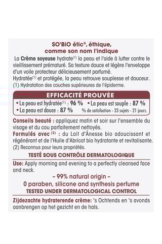 Crème soyeuse hydratante Bio Mon lait d'ânesse - Tout type de peau - 50 ml