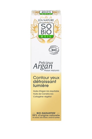 Contour yeux défroissant lumière Bio - 15 ml