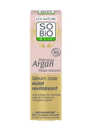 Sérum rose éclat revitalisant Bio Précieux Argan - Peaux matures - 30 ml