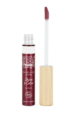 Baume huile lèvres Shine & Color Bio - N°40 Framboise sublime - 5 ml