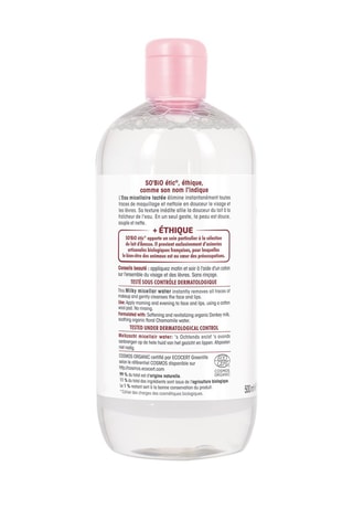 Eau micellaire lactée Bio Mon Lait d'Ânesse - 500 ml