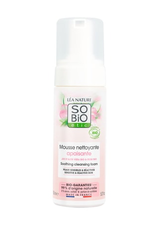 Mousse nettoyante apaisante bio - Peaux sensibles et réactives - 150 ml