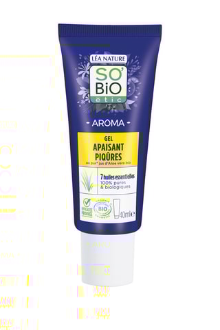 3 x Gel apaisant piqûres au jus d'aloe vera bio et aux 7 huiles essentielles biologiques - 40 ml
