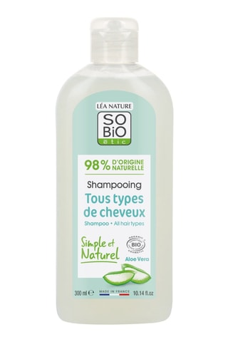 3 x Shampoing aloe vera bio tous types de cheveux - Tout type de cheveux - 300 ml