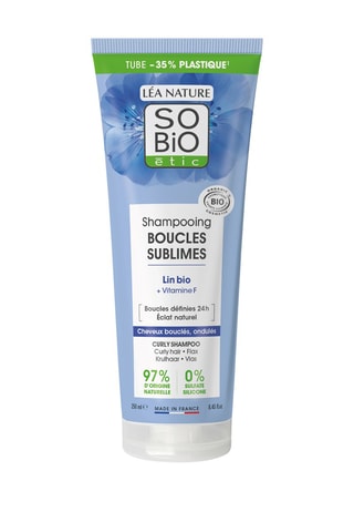 3 x Shampoing au lin bio et vitamine F - Cheveux bouclés - 250 ml