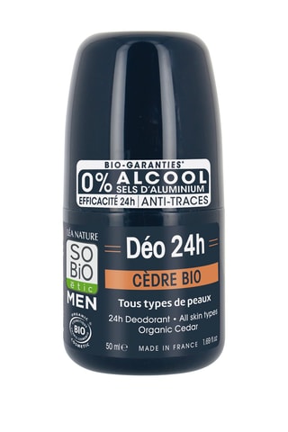 3 x Déodorant 24 h Men - Tout type de peau - Cèdre bio - 50 ml
