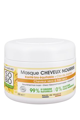 3 x 	Masque cheveux nourris Karité bio - Cheveux secs à très secs - 200 ml