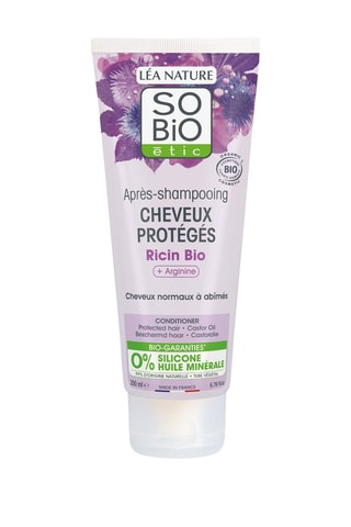 3 x Après-shampoing cheveux protégés au ricin bio et arginine - 200 ml