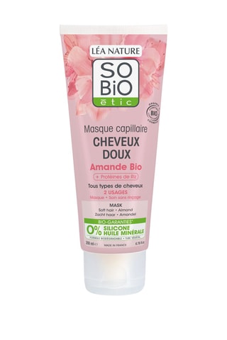 3 x Masque cheveux doux à l'amande bio et protéines de riz - 200 ml