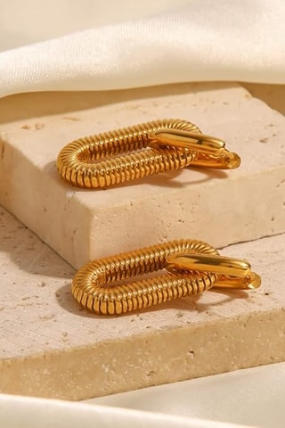 Boucles d'oreilles - Plaqué or jaune