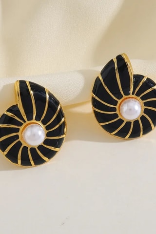 Puces - Plaqué or jaune