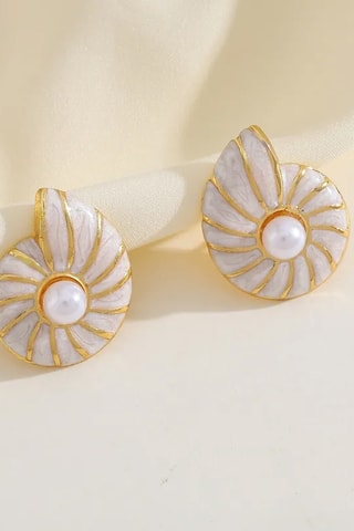 Puces - Plaqué or jaune