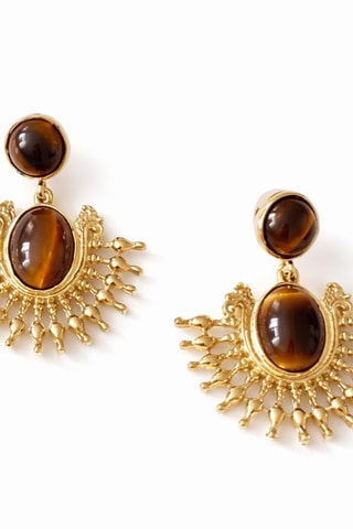 Boucles d'oreilles - Plaqué or jaune