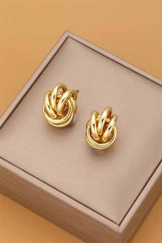 Puces - Plaqué or jaune