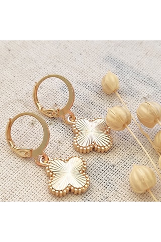 Boucles d'oreilles - Laiton plaqué or 