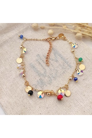 Bracelet de cheville - Laiton plaqué or 