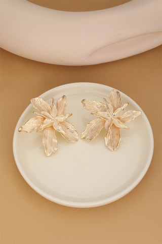 Puces - Plaqué or jaune