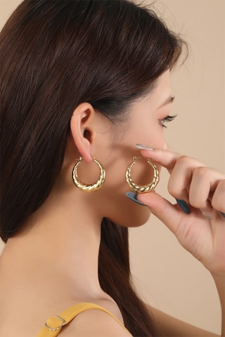 Créoles - Plaqué or jaune