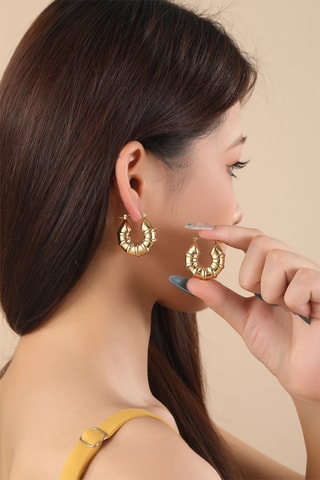 Créoles - Plaqué or jaune