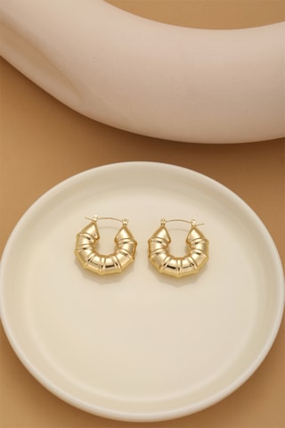 Créoles - Plaqué or jaune