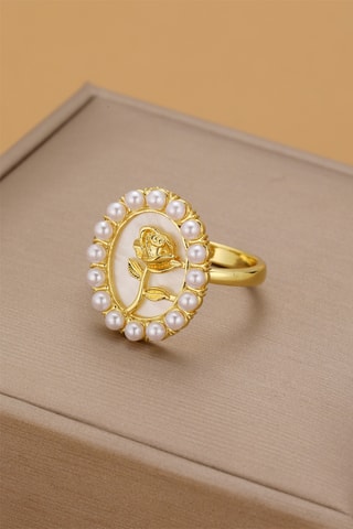 Bague - Plaqué or jaune