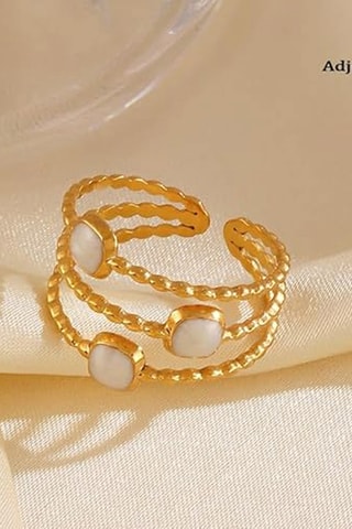 Bague - Plaqué or jaune