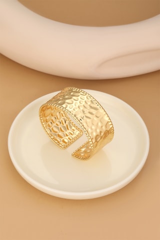 Manchette - Plaqué or jaune