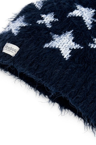 Bonnet - Bleu marine et blanc