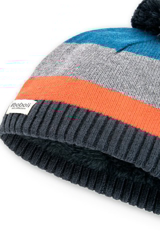Bonnet - Gris et orange