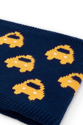 Tour de cou - Noir et orange