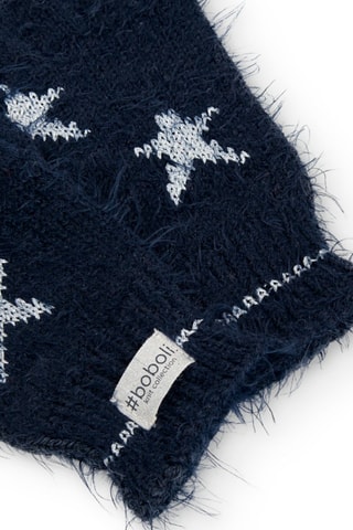 Gants - Bleu marine et blanc