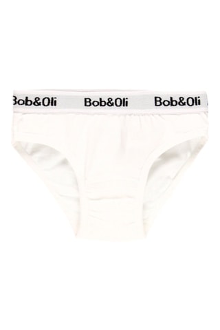 3 culottes en coton biologique - Blanc