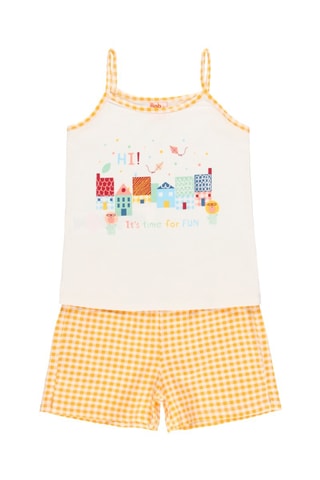 Pyjama - Blanc et jaune