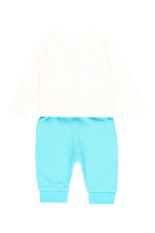 T-shirt et pantalon - Blanc et bleu