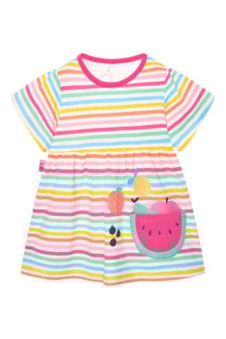 Robe et culotte - Multicolore et rose