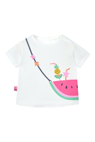 T-shirt et pantalon - Blanc et rose