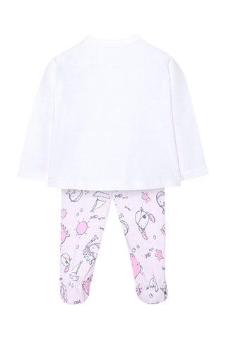 Ensemble 3 pièces - Blanc et rose