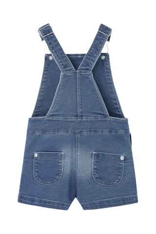 Salopette-short - Bleu