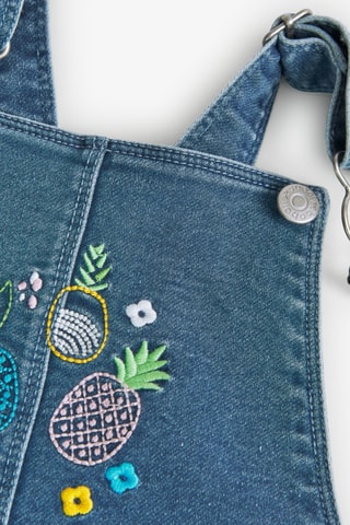 Salopette-short - Bleu