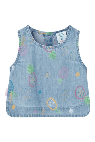 Top sans manches - Bleu clair