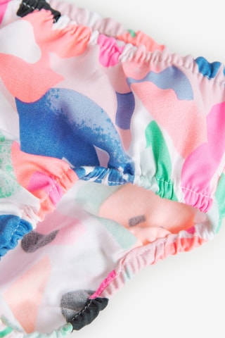 Robe et culotte - Blanc et rose